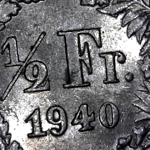 Silver, 1940 64% silver Curaçao 1/4 Gulden KM# 44 - Picture 15 of 16